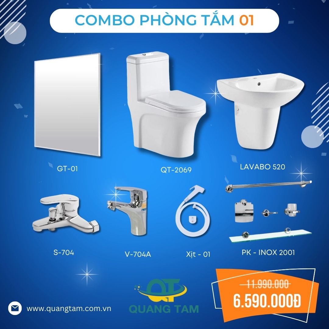 Combo phòng tắm 01