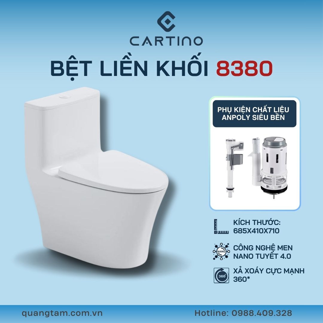Bệt liền khối Cartino - 8380